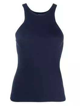 Polo Ralph Lauren топ в рубчик, синий