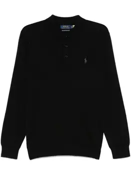 Polo Ralph Lauren трикотажная рубашка поло, черный
