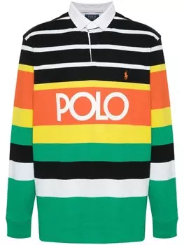 Polo Ralph Lauren трикотажная рубашка поло с логотипом, оранжевый
