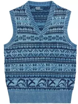 Polo Ralph Lauren трикотажный жилет, синий