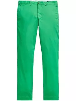 Polo Ralph Lauren твиловые брюки кроя слим, зеленый