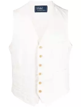 Polo Ralph Lauren твиловый жилет, белый