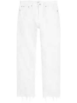 Polo Ralph Lauren укороченные прямые джинсы, белый
