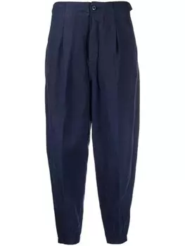 Polo Ralph Lauren укороченные зауженные брюки, синий