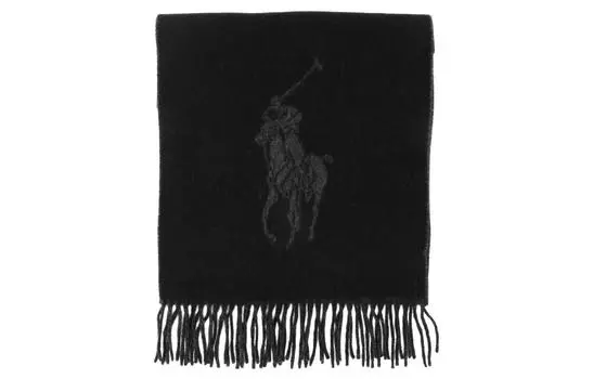 Polo Ralph Lauren Вязаный шарф женский черный