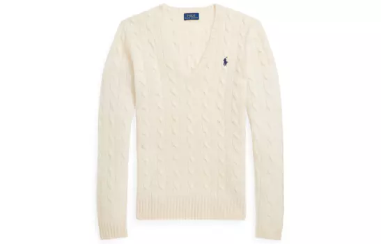 Polo Ralph Lauren Вязаный свитер SS22 женский белый