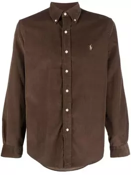 Polo Ralph Lauren вельветовая рубашка Polo Pony, коричневый