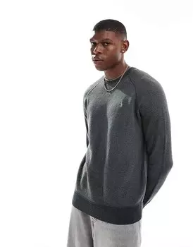 Polo Ralph Lauren – вязаный свитер из графитового хлопка с логотипом