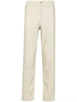 Polo Ralph Lauren зауженные брюки с кулиской, нейтральный цвет