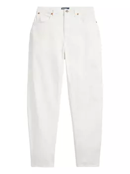 Polo Ralph Lauren зауженные джинсы с завышенной талией, белый