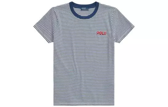 Polo Ralph Lauren Женская футболка FW23 синего цвета