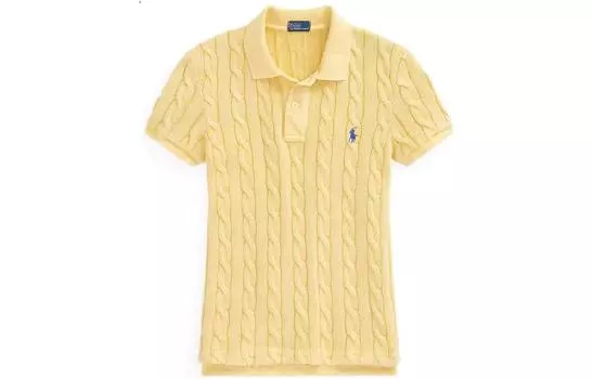 Polo Ralph Lauren Женская рубашка поло FW22, желтая