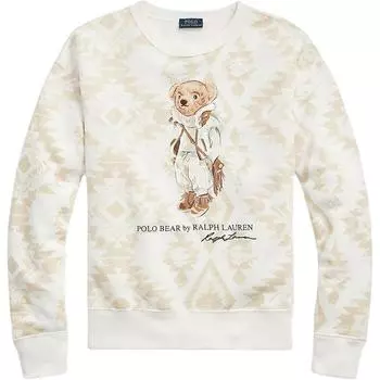 Polo Ralph Lauren Женская толстовка FW21 бежевого цвета