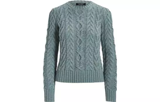 Polo Ralph Lauren Женский джемпер FW22 бирюзового цвета