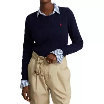 Polo Ralph Lauren Женский свитер FW22 синего цвета