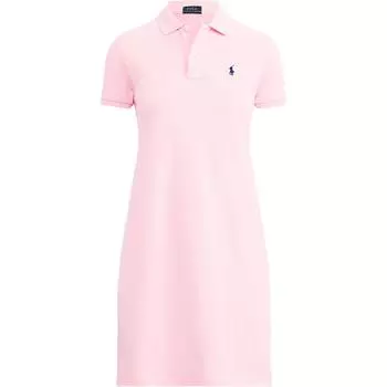 Polo Ralph Lauren Женское платье с короткими рукавами, розовое