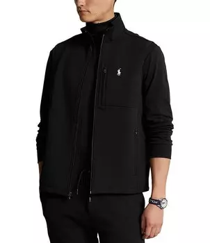 Polo Ralph Lauren Жилет двойной вязки Polo Ralph Lauren, черный