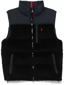 Polo Ralph Lauren жилет из шерпы, черный