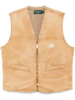 Polo Ralph Lauren жилет с флисовой подкладкой, коричневый