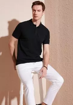 Поло Regular Buratti, черный