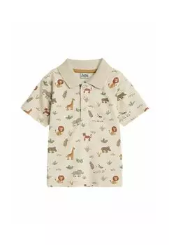 Поло REGULAR FIT - PRINTED JoJo Maman Bb, бежевый