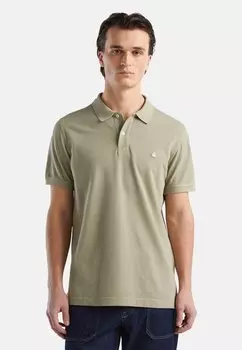 Поло REGULAR FIT United Colors of Benetton, зеленый