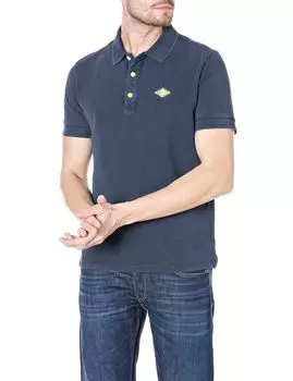 Поло Replay GARMENT DYED, синий
