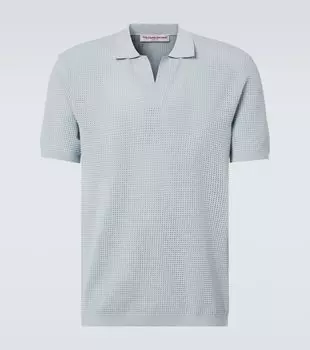 Поло Roddy из трикотажа Orlebar Brown, Light Sky Pool