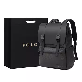 POLO Рюкзак из синтетической кожи, большой, мужской, разноцветный