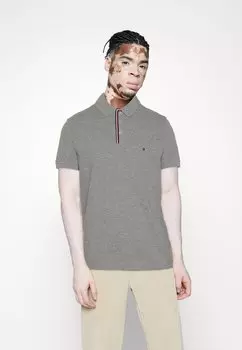 Поло RWB PLACKET TIPPING REG Tommy Hilfiger, светло-серый вереск