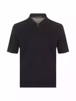 Поло Ryome Loro Piana, тёмно-синий