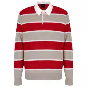 Поло с длинным рукавом Armani Exchange XM000683_AF12929, бежевый
