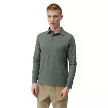 Поло с длинным рукавом Born Living Yoga Maroni, зеленый