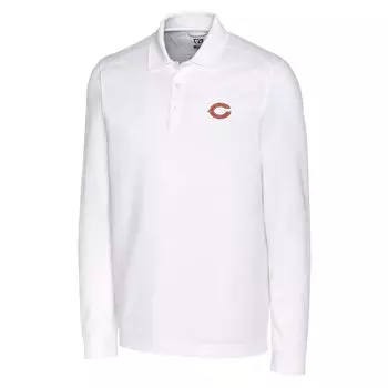 Поло с длинным рукавом Cutter & Buck Chicago Bears, белый