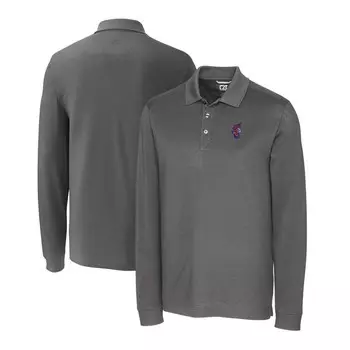 Поло с длинным рукавом Cutter & Buck Florida Gators, серый
