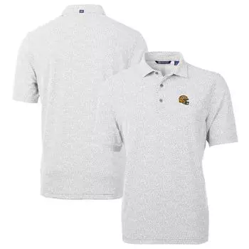 Поло с длинным рукавом Cutter & Buck Green Bay Packers, серебряный
