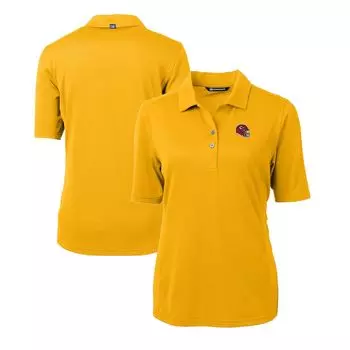 Поло с длинным рукавом Cutter & Buck Kansas City Chiefs, золотой