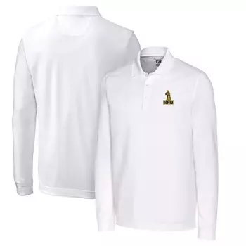 Поло с длинным рукавом Cutter & Buck Northern Arizona Lumberjacks, белый