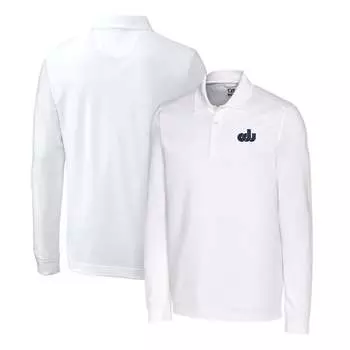 Поло с длинным рукавом Cutter & Buck Old Dominion Monarchs, белый