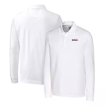 Поло с длинным рукавом Cutter & Buck Texas Tech Red Raiders, белый