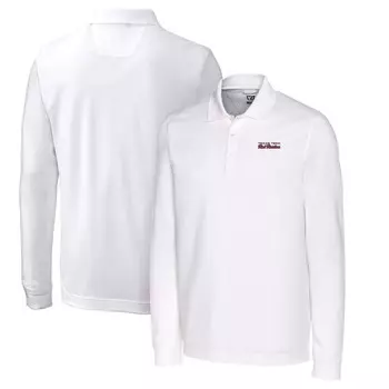 Поло с длинным рукавом Cutter & Buck Texas Tech Red Raiders, белый