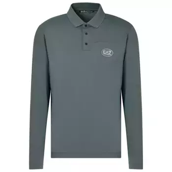 Поло с длинным рукавом EA7 EMPORIO ARMANI 7M000193_AF13536, серый