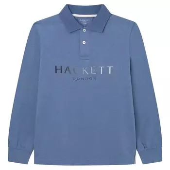 Поло с длинным рукавом Hackett HK550591, синий