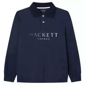 Поло с длинным рукавом Hackett HK550591, синий