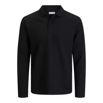 Поло с длинным рукавом Jack & Jones Austin, черный