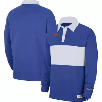 Поло с длинным рукавом Nike Florida Gators, роял
