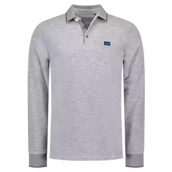 Поло с длинным рукавом Nza New Zealand Kade, серый