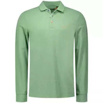 Поло с длинным рукавом Nza New Zealand Marshall, зеленый