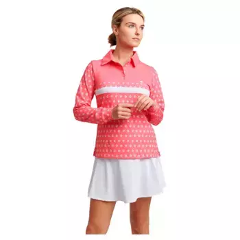 Поло с длинным рукавом Oxy Golf Poppy 1 Woman, розовый