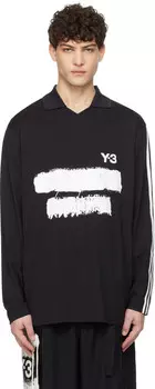 Поло с длинным рукавом с графическим логотипом Y-3